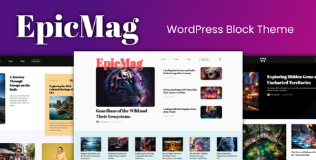 EpicMag – Thème de bloc WordPress pour journaux et magazines