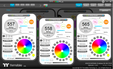 Test du Thermaltake Riing Quad 12 RGB – beaucoup de RVB et beaucoup de performances ?