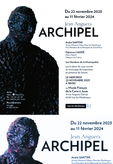 Exposition   » Jean Anguera  » ARCHIPEL  – Musée Français de la carte à jouer – à partir du 22 Novembre 2023.