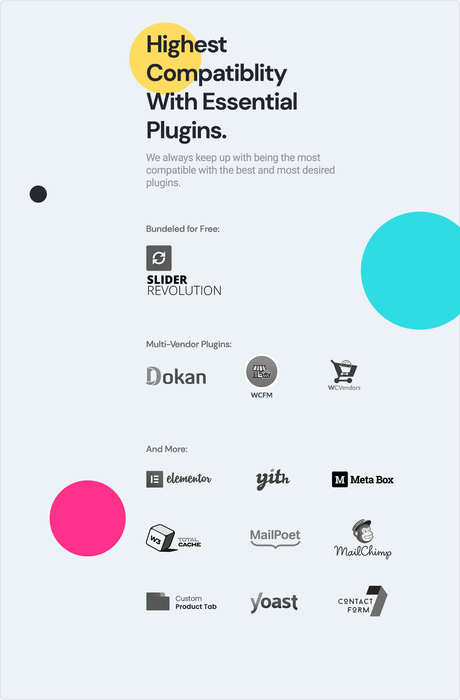 Teta – Thème WordPress WooCommerce teta - Thème WordPress WooCommerce - Plugins de compatibilité
