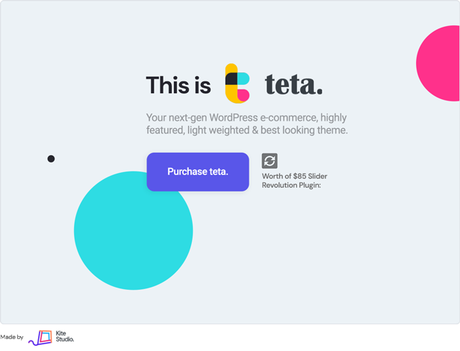 teta - Thème WordPress WooCommerce - conclusion