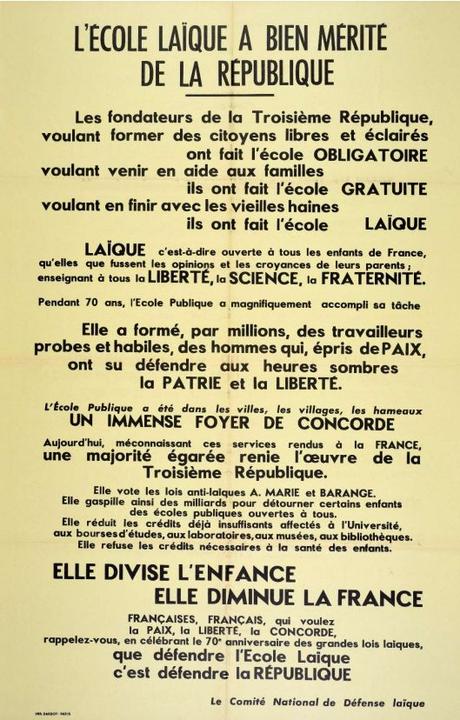 1951... - L'Ecole privée ( '' libre '')