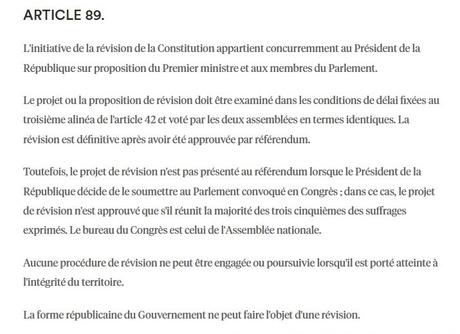 L'inscription de l'IVG dans la Constitution ? L'inscription de l'IVG dans la Constitution ?