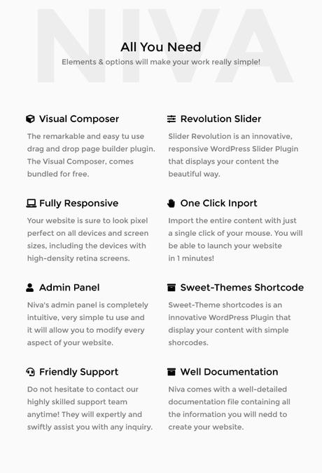 Niva – Thème WordPress pour agence créative Niva – Thème WordPress pour agence créative – 5