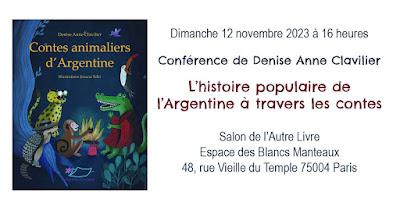Conférence à Paris sur les contes traditionnels argentins [ici]