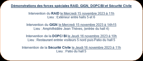 J-5 avant l’ouverture de MILIPOL Paris