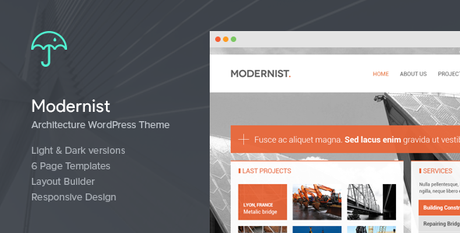Moderniste – Thème WordPress Architecture&Ingénieur