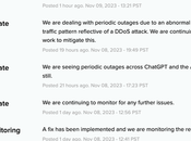 OpenAI résout pannes périodiques ChatGPT d’API causées attaques DDoS