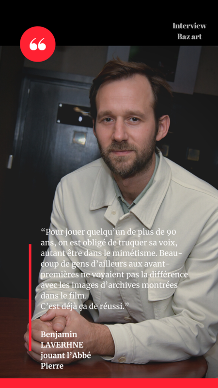 Rencontre avec Frédéric Tellier et Benjamin Lavernhe pour le film L'abbé Pierre une vie de combats Rencontre avec Frédéric Tellier et Benjamin Lavernhe pour le film L'abbé Pierre une vie de combats