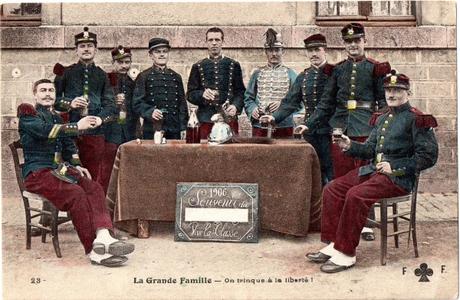 cartes postales,militaires,guerre,1906,1914,1918,histoire,humour