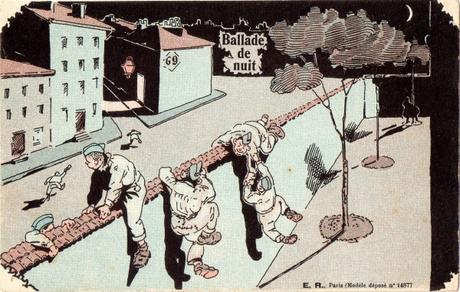 cartes postales,militaires,guerre,1906,1914,1918,histoire,humour