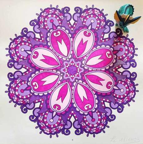 Mandala et violets