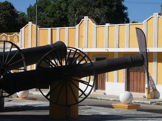 Les vestiges d'Izamal, ancienne cité Maya