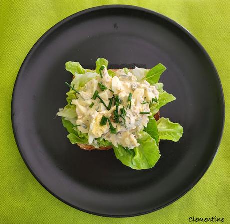 Salade  luxembourgeoise aux oeufs