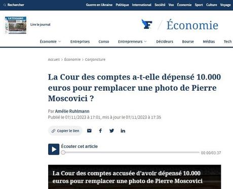 La Cour des Comptes en émoi