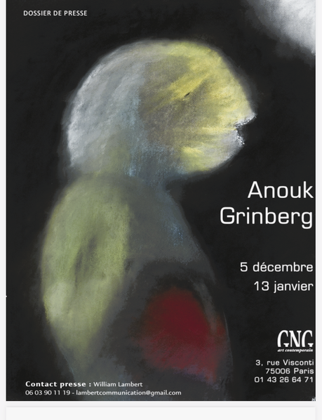 Galerie GNG :  » Anouk Grinberg  » à partir du 5 Décembre 2023.