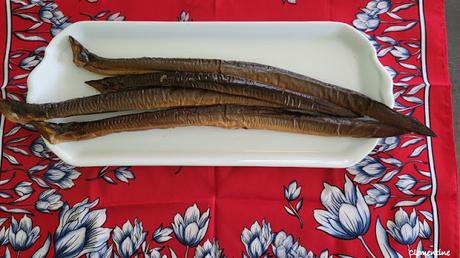 Anguille fumée aux fèves Anguille fumée aux fèves