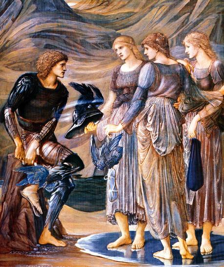 Le paragone chez Burne-Jones burne jones Cycle Persee 3 1877 persee et les nymphes de la mer Southampton City Art Gallery