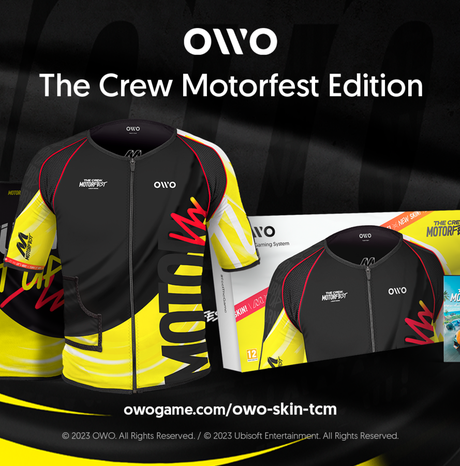 OWO -  Une combinaison haptique pour de vraies sensations de course automobile dans The Crew Motorfest prévue pour cette fin d'année !