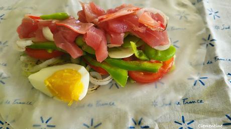 Salade niçoise en rouleau de printemps de Mory Sacko Salade niçoise en rouleau de printemps de Mory Sacko