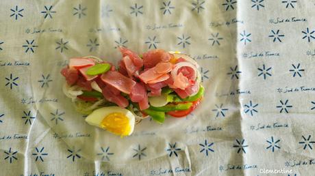 Salade niçoise en rouleau de printemps de Mory Sacko Salade niçoise en rouleau de printemps de Mory Sacko