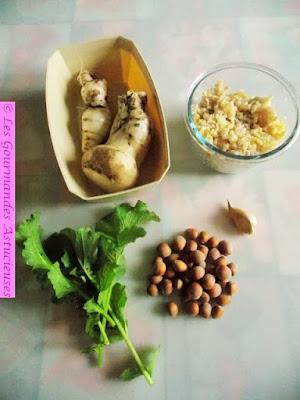 Reste de riz au radis d'hiver et aux noisettes (Vegan)