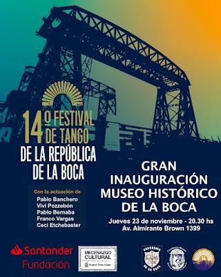 Le Festival de tango de la República de La Boca lance ce soir sa 14e édition [à l’affiche]