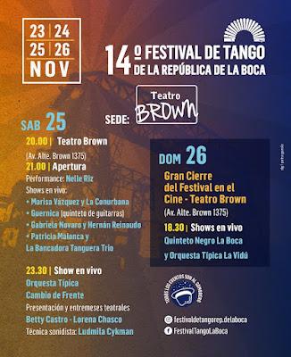 Le Festival de tango de la República de La Boca lance ce soir sa 14e édition [à l’affiche]