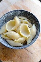 Conchiglioni au Zampone IGP, ricotta et épinards