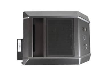 Test du Cooler Master MasterCase H100 : petit boîtier avec grande ventilation Le logement vu d'en haut