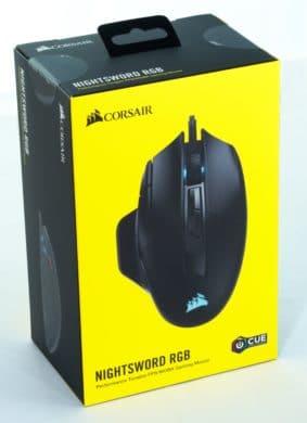 Corsair Nightsword RGB – Souris de jeu avec système de poids spécial