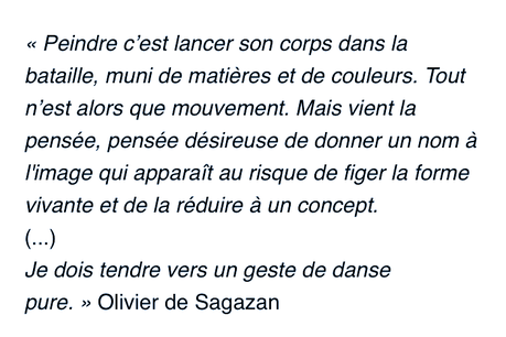 Galerie Marie Vitoux  » Olivier de Sagazan  » derniers jours….