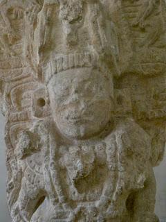 Au musée d'archéologie Maya du Fuerte San Miguel
