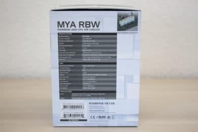 Raijintek Mya RBW Rainbow Review : LED RVB adressables et bon refroidissement