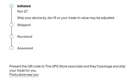 Acheter un smartphone comme cadeau est une expérience ennuyeuse et frustrante détails de l'échange Verizon