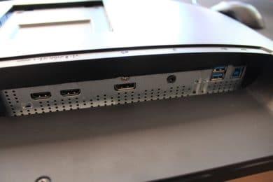 Acer Nitro XV2 : moniteur de jeu HDR-WQHD 144 Hz examiné Connexions arrière