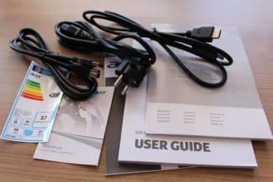 Acer Nitro XV2 : moniteur de jeu HDR-WQHD 144 Hz examiné Accessoires