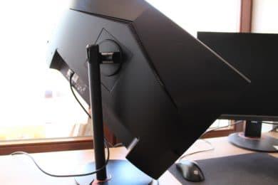 Acer Nitro XV2 : moniteur de jeu HDR-WQHD 144 Hz examiné Moniteur pivoté