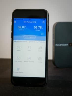 Examen RAVPower FileHub : routeur et stockage de données en déplacement Application RAVPower FileHub