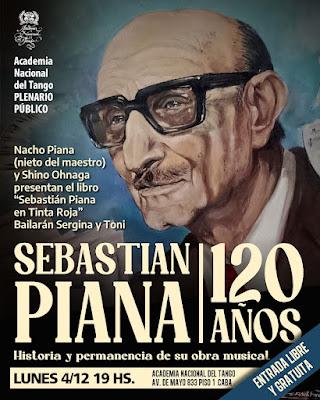 Ce soir, un Plenario consacré au 120e anniversaire de la naissance de Piana [à l’affiche]