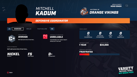 Mise à jour du jeu vidéo de football du lycée universitaire jusqu'en novembre