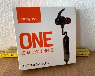 Creative Outlier One Plus : des écouteurs bons et abordables pour les athlètes ? Emballage