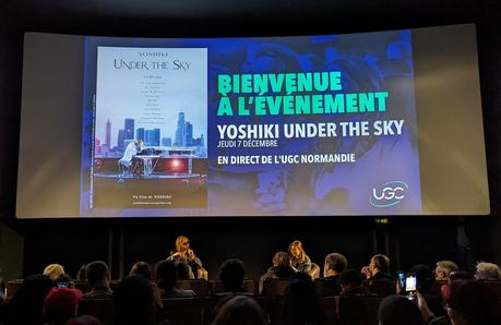 YOSHIKI : UNDER THE SKY au cinéma