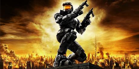 Master Chief en couverture du jeu Halo 2