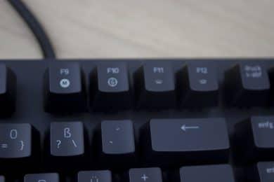 Razer BlackWidow Elite Review : ancienne version rééditée Razer BlackWidow Elite - touches F à double attribution