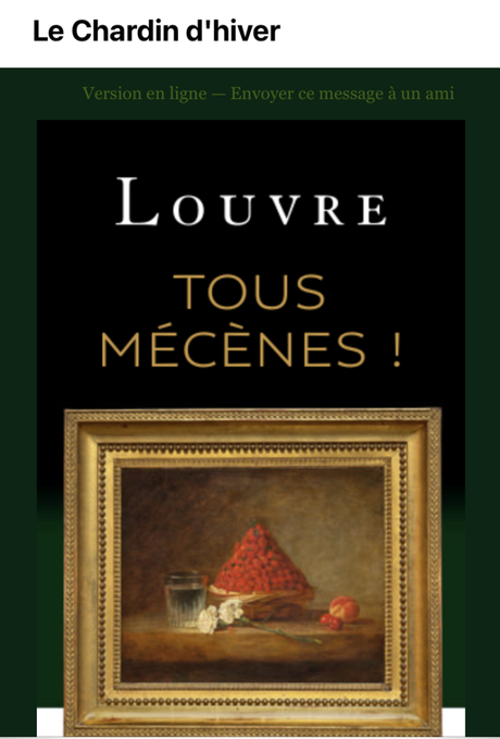 Musée du Louvre. « Un Chardin d’Hiver »