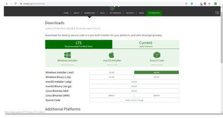 téléchargement de nœud.
