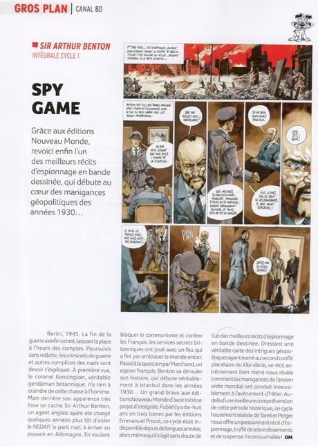 Un article dans Canal BD