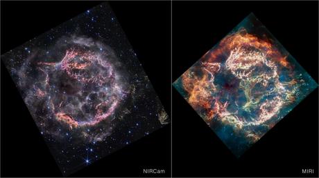 La NASA publie des photos d’une supernova proche, éclairant l’espace comme si c’était Noël