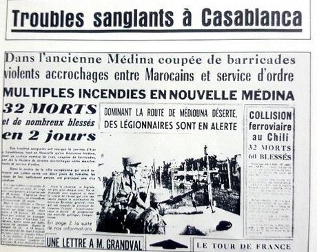 1953 – Le Maroc. Le CCIF
